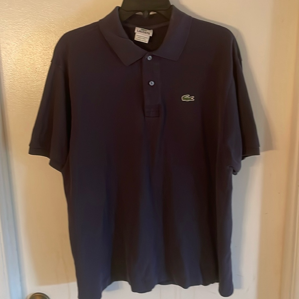 Lacoste polo Blue size 7